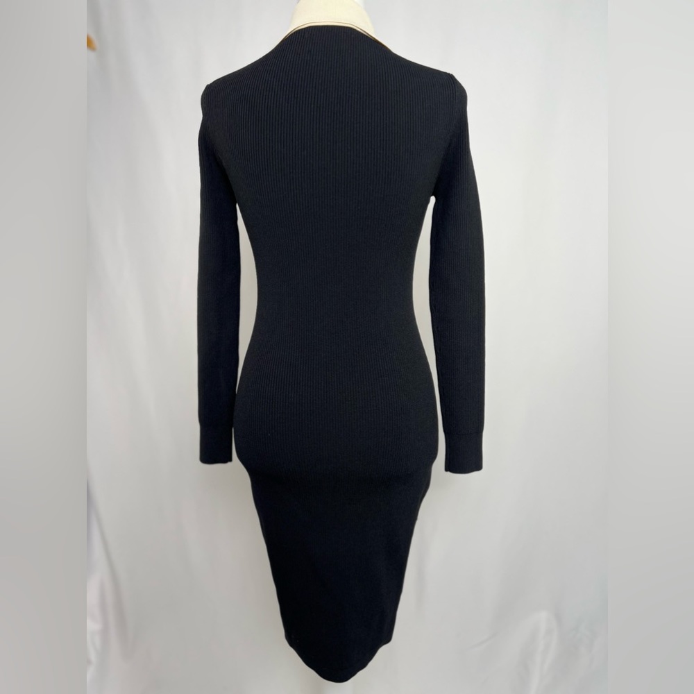 NEW / J.crew Contrast-trim sweater-dress - Picture 3 of 3